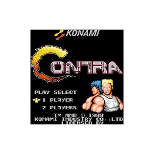 CONTRA 60 Pins 8 Bit Game Card