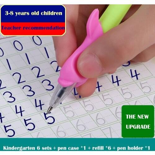 6pcs/set Digital Copybook Auto Fade, Reusable Libros Books Livros Livres Quaderno Libro Livro Kitaplar Copy Chinese Art Book