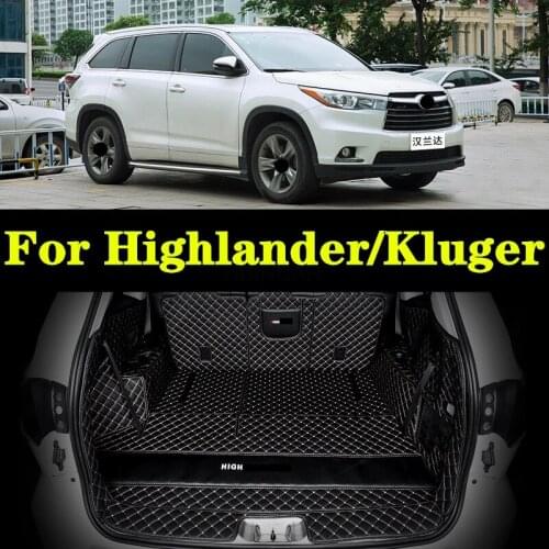For Toyota Highlander/Kluger 2014-20 The trunk mat is fully surrounded by waterproof and environmentally friendly car trunk mat