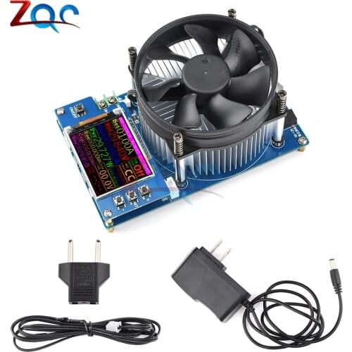 150W Electronic Load CNC LCD Resistance Capacity Tester Thermograph Voltmeter Ammeter Watt Meter Constant Current USB Charger