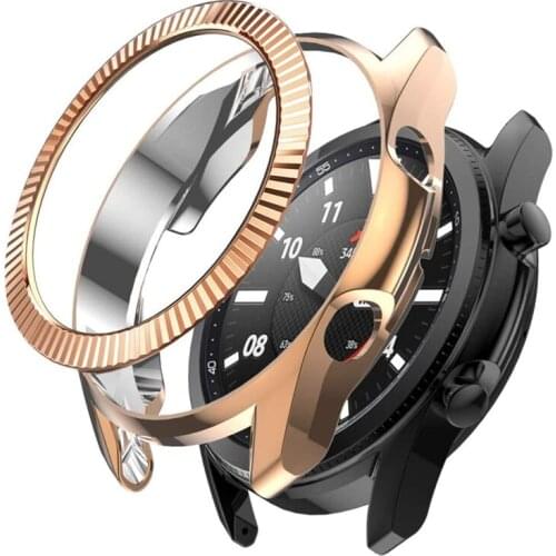 Watch Bezel Case For Samsung Galaxy Watch 3 45mm 41mm Protective Cover Metal Ring Bezel For Galaxy Watch 3 Accessories