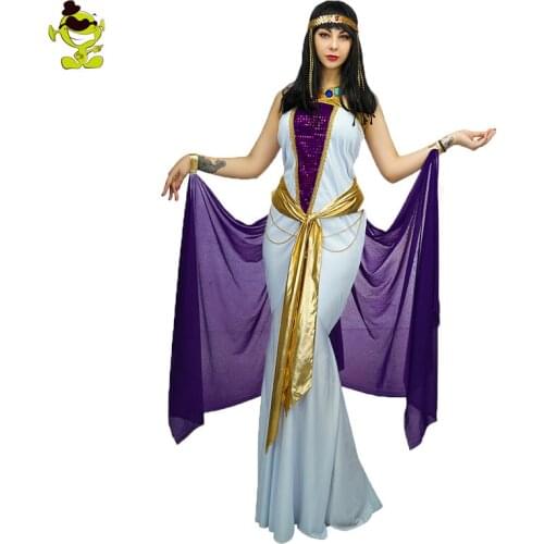 Adults Costumes Queen Egyptian Pharaoh For Cleopatra Girls Halloween Party Fancy Dress Costume