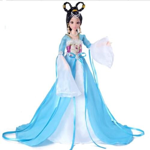 Kids Baby Dolls for Girls 30cm Chinese Style Doll Girl Beauty New Years Gift Chilren Free Shipping