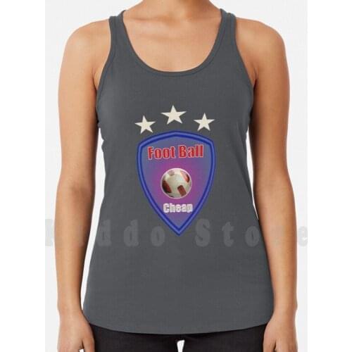 Cheap Football Tank Tops Vest 100% Cotton Soccer Futbol Sport Calcio Like Ronaldo Follow Futebol Cr Love Basketball Goal