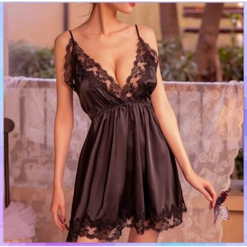 Robes womens Private Pajamas Female Summer Sexy Lace Ladies Nightdress Robe & Gowns Marry Bathrobe Set Sleepdress Lingerie