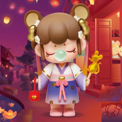 Cute Anime Figure Gift Surprise Box Original Nanci China 12 Zodiac Series Blind Box Toys Model Confirm Style