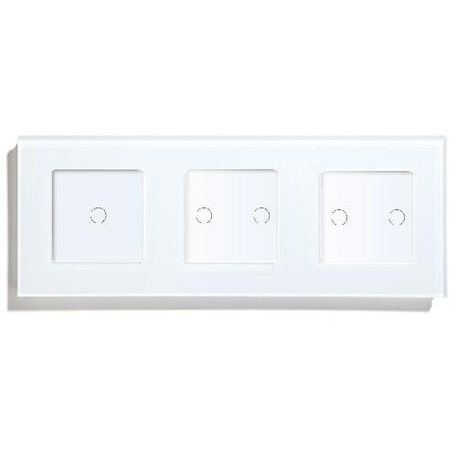 BSEED Touch Switch 1 Gang 2 Way with Double 2 Gang 1 Way White