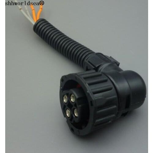 Shhworldsea 1pcs 4 pin round for HOWO A7 odometer speed sensor plug sealed auto connector 1-967325-1