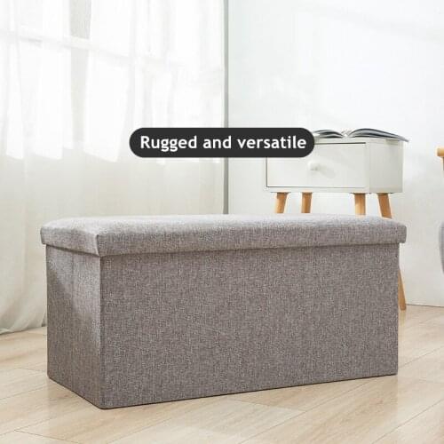 Fashion Chair Living Room Upholstered Stool Household Furniture Multifunctional Household Storage Stool 78*38*38CM