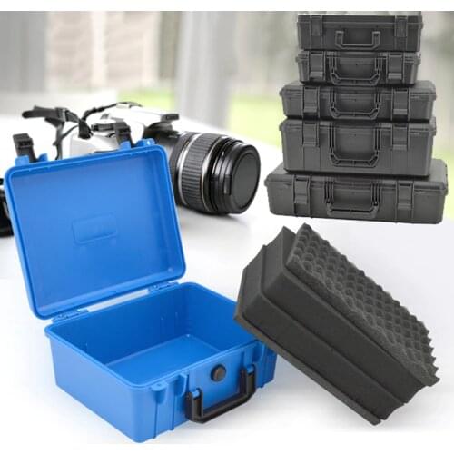 Impact Resistant Safety Case Protective Tool box Equipment suitcase Instrument plastic Tool case Shockproof with sponge
