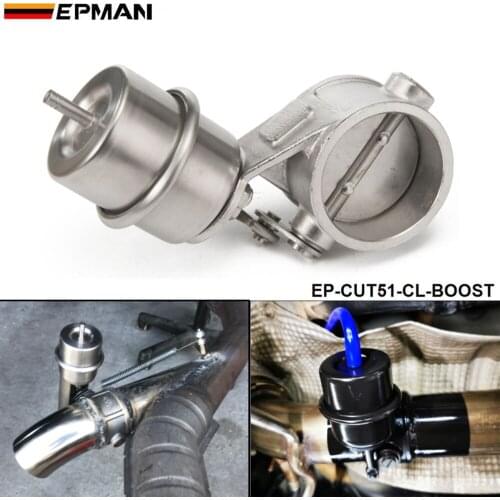 NEW Boost Activated Exhaust Cutout / Dump 51MM CLOSED Style Pressure: about 1 BAR For BMW MINI COOPER EP-CUT51-CL-BOOST
