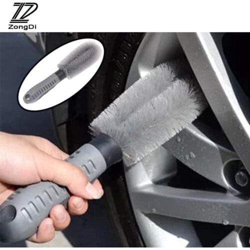 ZD Car Hub Wheel Cleaning Brush Tools Anti-wear For Alfa Romeo 159 BMW E46 E39 E36 E90 Audi A3 A6 C5 A4 B6 B8 Seat Accessories