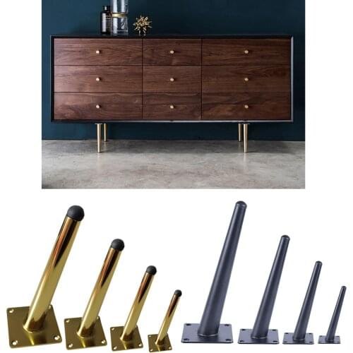Iron Furniture Slant Feet Legs For Bed Stools Sofa Chair Table Couch Loveseat