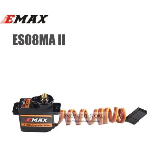 1PCS/4PCS EMAX ES08MA II Metal Gear Analog Servo Digital Micro Steering Servos Gear 4.8-6V 200mA for 450 RC Helicopters