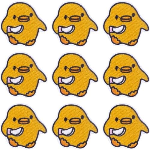 Pulaqi 10PCS Cartoon Patch Animal Wholesale Patches Iron On Patches For Clothing Stickers Stripe Wholesale Dropship Custom Patch