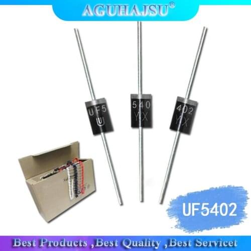 20PCS UF5402 3.0 AMP. ULTRA FAST RECTIFIERS UF5402 Ultrafast Recovery Diode DO-201AD Inline 3A/100V