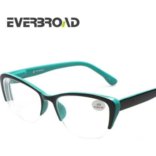 2017 Russian Style Fashion Prescription Glasses Frame UV400 For Women Myopia Eyeglasses Different Degree EV03-1727