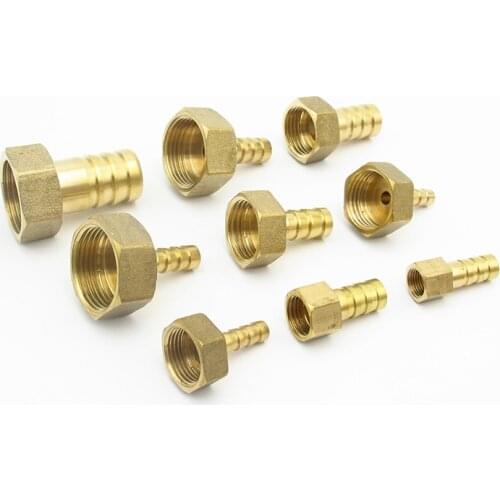 4mm 6mm 8mm 10mm 12mm 14mm 16mm 19mm 25mm 32mm Hose Barb 1/8" 1/4" 3/8" 1/2" 3/4" 1" Female BSP Brass Pipe Fitting Connector