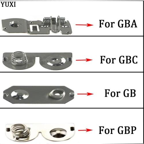 5pcs Battery Terminals Spring Contacts Battery Spring Replacement for Nintendo Game Boy Advance Game Console for GBA GBC GB DMG