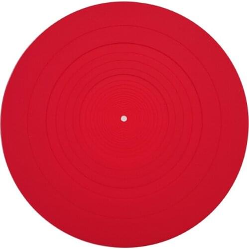 LP Antislip Mat for Phonograph Turntable Vinyl Record Players AccessoriesRecord Pad, Anti-vibration Silicone Pad Rubber