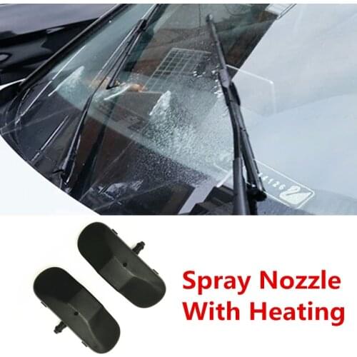 Car Windscreen Spray Glass water nozzle With Heating For JETTA GOLF 5 MK5 6 MK6 PASSAT B6 B7 TIGUAN CADDY SUPERB SEAT ALHAMBRA