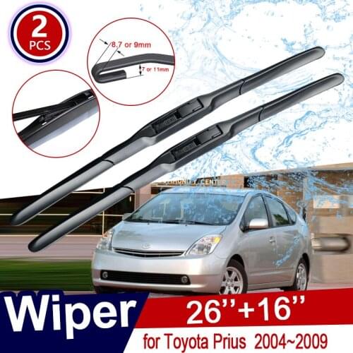 Car Wiper Blade for Toyota Prius XW20 20 Touring 2004~2009 Windscreen Windshield Brushes Wipers Car Goods 2005 2006 2007 2008