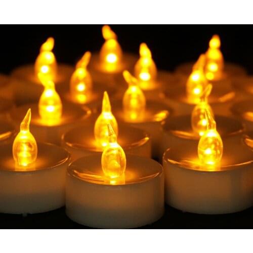 Flameless LED Tealight Tea Candles Wedding Light Romantic Candles Lights for Party Wedding Decorations