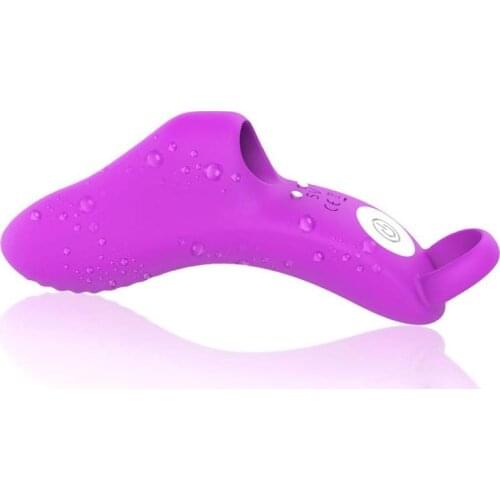 Condom Finger Vibrator Female Masturbator Wireless Vibrator Lesbian Sex Toy Clitoral Stimulator G Spot Squirt Gay Anal