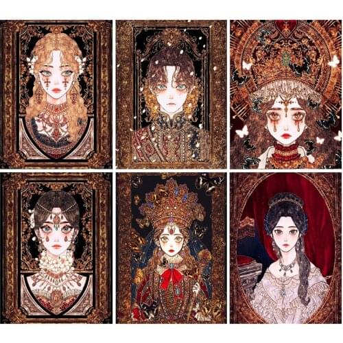 GATYZTORY DIY Pictures By Number Cartoon Figure Kits Painting By Numbers House Drawing On Canvas Hand Painted Paintings Gift Hom