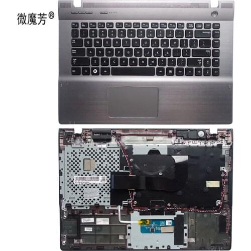 English New Keyboard for Samsung QX410 QX411 US laptop keyboard with c shell BA75-03195B
