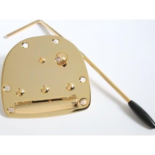 NEW Jazzmaster Jaguar Gold TREMOLO Tailpiece Bridge Guitar Vibrato & Whammy