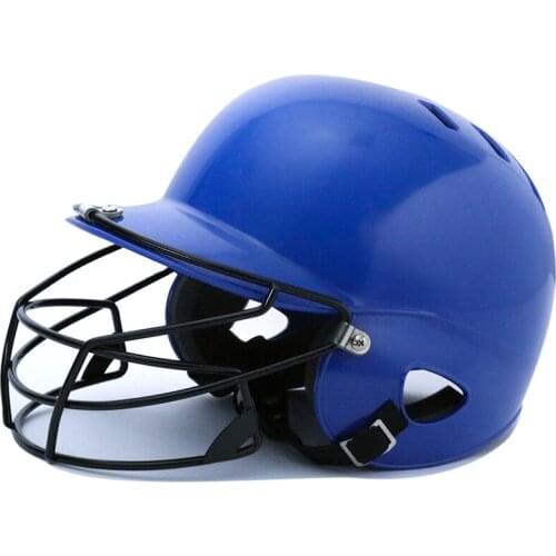 Professional Baseball Softball Cather Helmet Double Lap Batting Helme