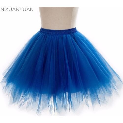 Flower Girl Mini Rainbow Tulle Petticoat Girls Puffy Crinoline Underskirts For Short Dresses Petticoat Kids UnderSkirt