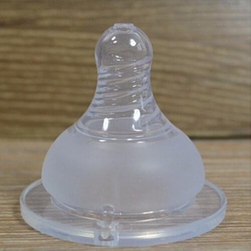 1PC Wide Neck Silicone Baby Infant Soft Teats Suit Baby Bottles Flow Nipples