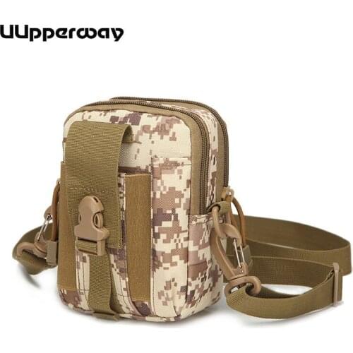 800D Oxford Casual Male Waist Bags Military Belt Multifunction Bags Jungle Camouflage Hip Bum Shoulder Bag Men Mini Crossbody