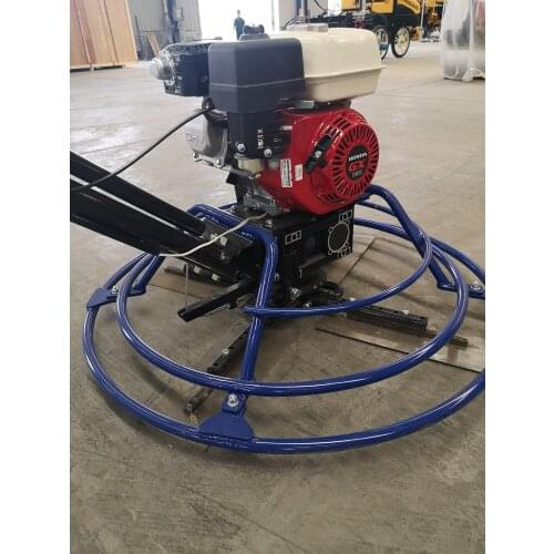 Concrete Trowel Walk Behind Machine Gasoline Power