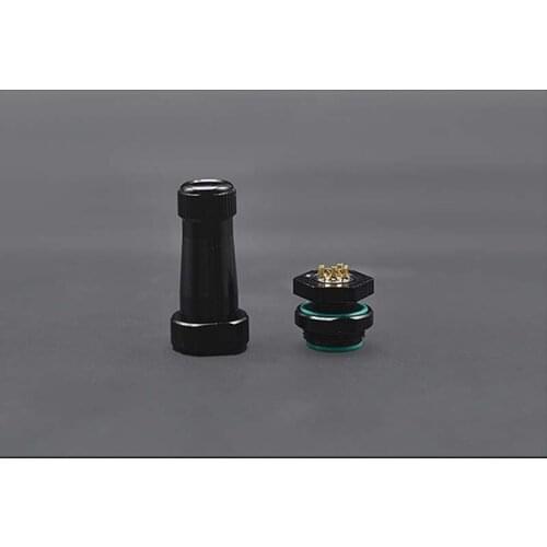 1Set ROV 8-core Waterproof Joint Aviation Plug Watertight Connector End Cap Depth 300m DIY Parts for RC AUV Underwater Robot