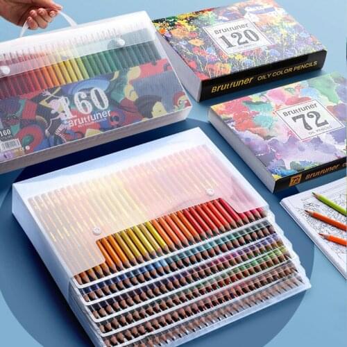 48/72/120/160 oily colored pencils professional graffiti coloring pen set students