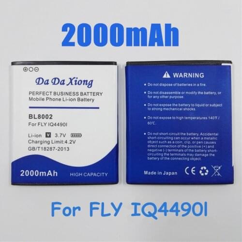 High Quality Battery 2000mAh BL8002 bl8002 Li-ion Phone Battery for FLY IQ4490I Mobile Phone Batterie Rechargeable