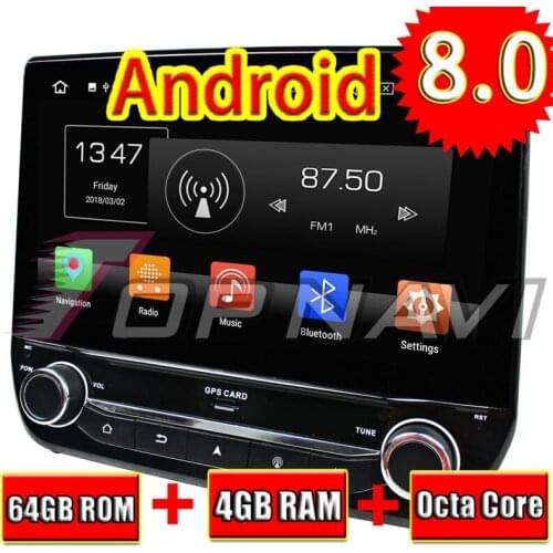 Topnavi Octa Core Android 8.0 Car Autoradio Player for Ford Eco sport Fiesta 2017-2018 Stereo 2Din GPS Navigation Stereo NO DVD