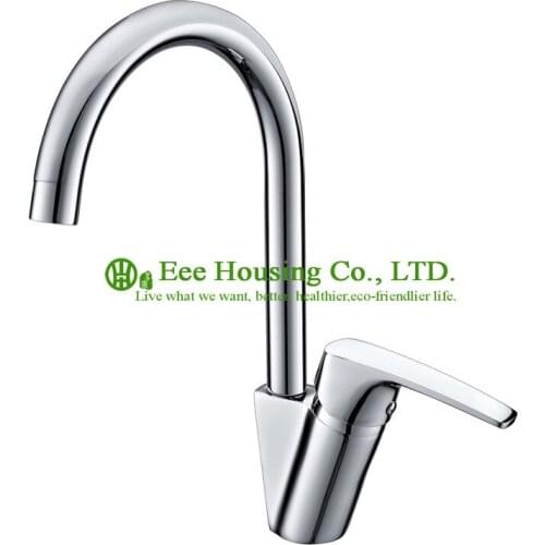 Free Shipping brass single-hole sink mixer,kitchen faucet chrome finished,kitchen accessories