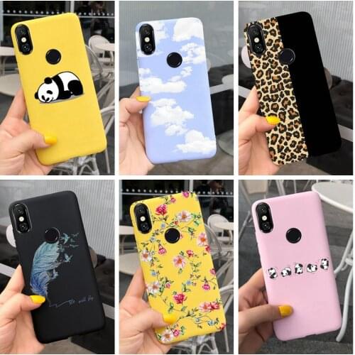 For Xiaomi Mi 8 Pro Case Mi8 Lite Soft Silicone Cute Cartoon Candy Painted Cover For Xiaomi Mi 8 Lite Mi8 Pro Phone Cases Bumper