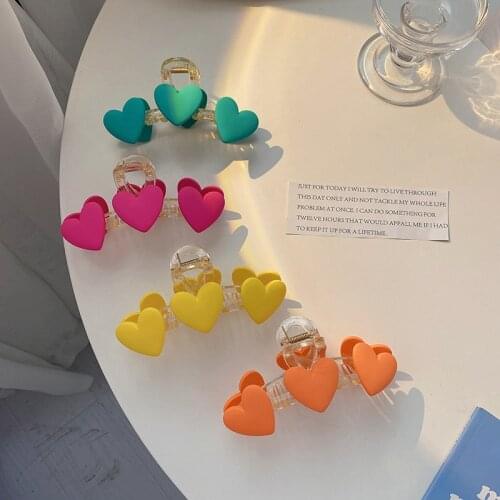 Color Love Catching Clip Back Head Large Hair Catching Clip New Shark Clip Hairpin