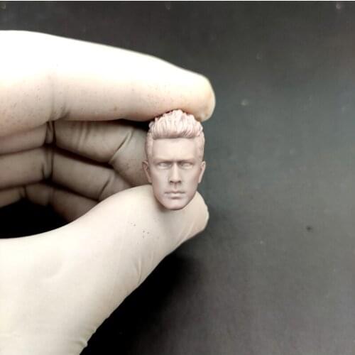 Blank 1/12 Scale The Onimusha Takeshi Kaneshiro Head Sculpt Unpainted Fit 6" ML Figure