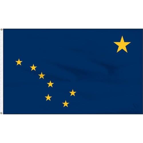 90*150cm state alaska flag For Decoration