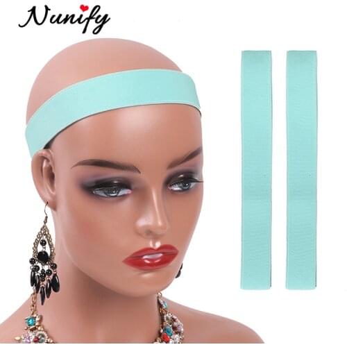 Nunify Pink Black Edges Scarf To Lay Edges 3Cm Edge Slayer Elastic Band 60Cm Wig Grip Headband For Lace Frontal Wigs Edge Wrap