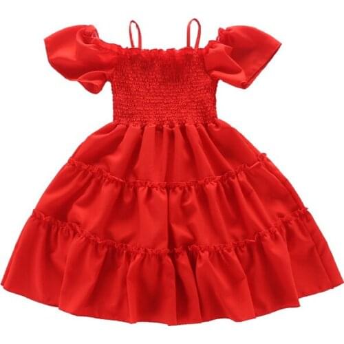 Summer Girls Dresses Girl Fashion Sweet Clothes Chiffon Princess Dress Kids Party Ball Pageant Dress Outfit Childrens Clothing