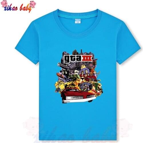 Toddler Fashion Summer Boy Short Sleeve Top Kids Cotton White Black T Shirts For Child Baby Girl Red Blue Clothes Tee 2 -14Yrs