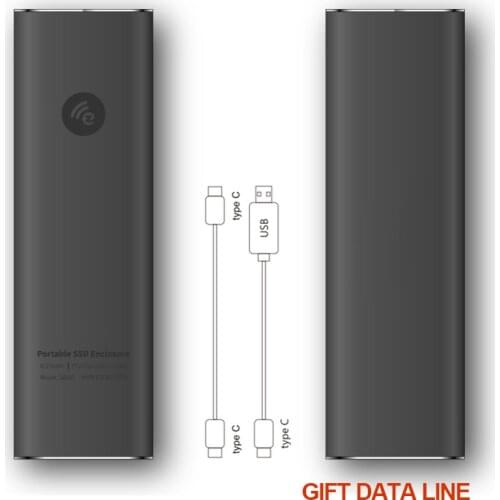 Nvme Enclosure M.2 PCI-E SSD M Key To Type-C USB 3.1 Gen2 External Adapter Case Durable New Arrival