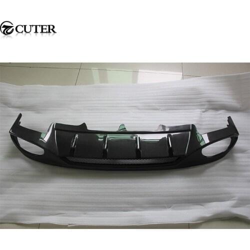 A4 B8 carbon fiber Rear bumper lip Diffuser for Audi A4 B8 Standard car body kit 09-12